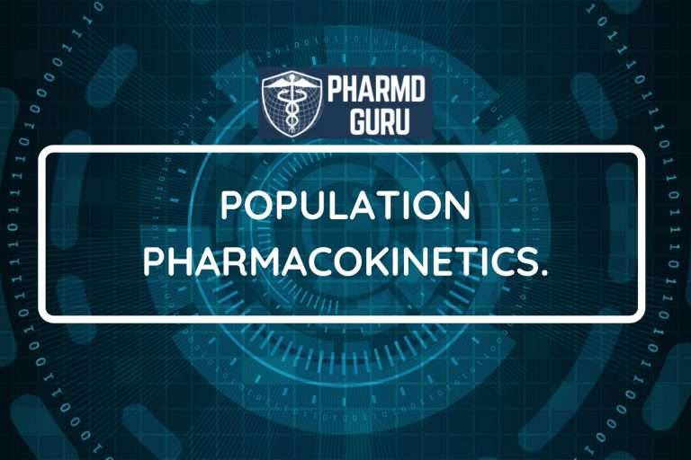 Population pharmacokinetics.