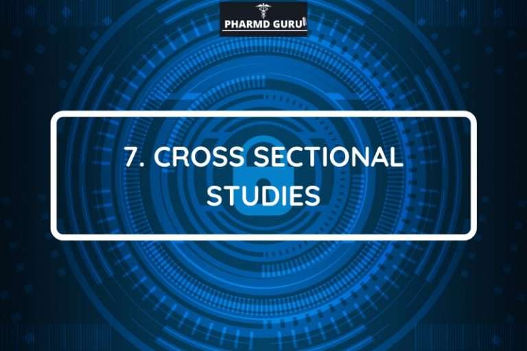 Cross sectional studies