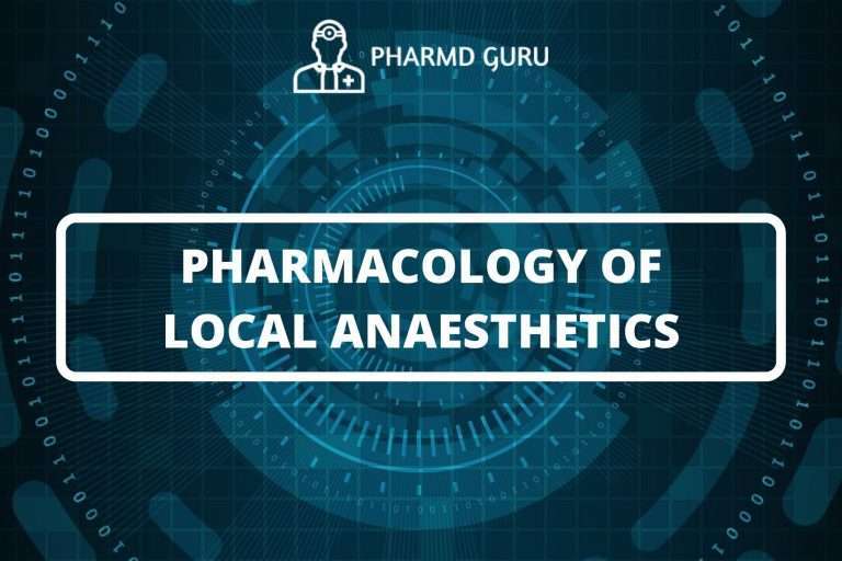 LOCAL ANESTHETICS