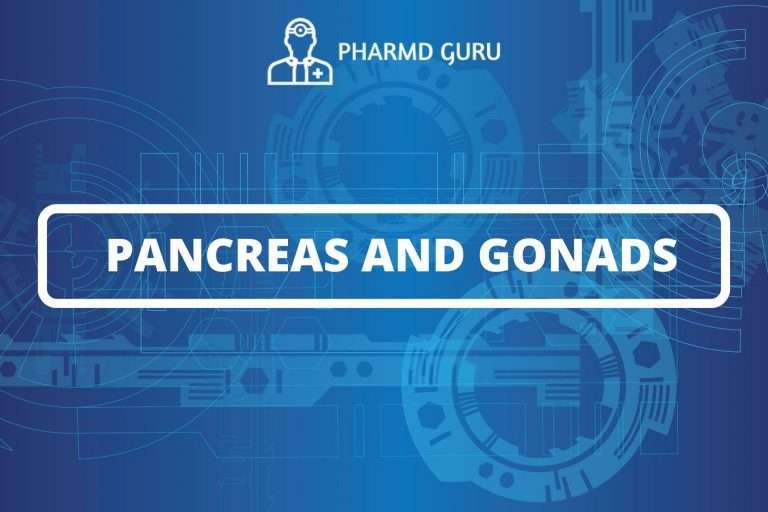 PANCREAS AND GONADS