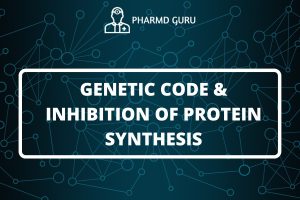 GENETIC CODE AND INHIBITION OF PROTEIN SYNTHESIS