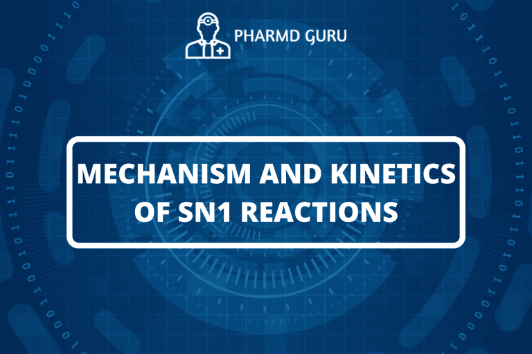 MECHANISM AND KINETICS OF SN1 REACTIONS