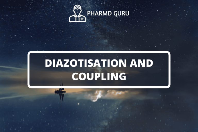 DIAZOTISATION AND COUPLING