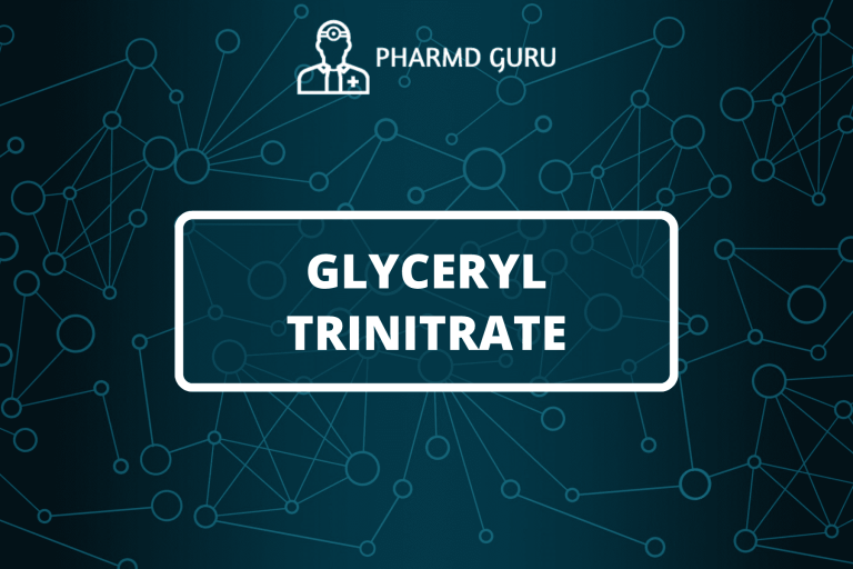 GLYCERYL TRINITRATE