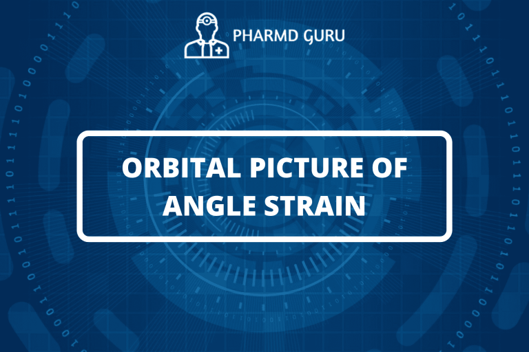 ORBITAL PICTURE OF ANGLE STRAIN