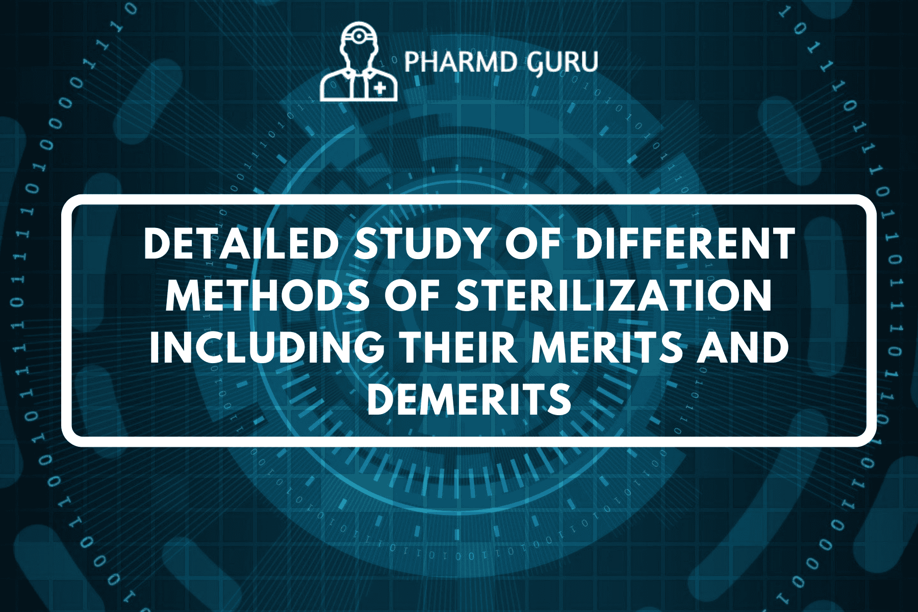 11 detailed study of different methods of sterilization including