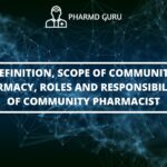 DEFINITION, SCOPE OF COMMUNITY PHARMACY, ROLES AND RESPONSIBILITIES OF COMMUNITY PHARMACIST