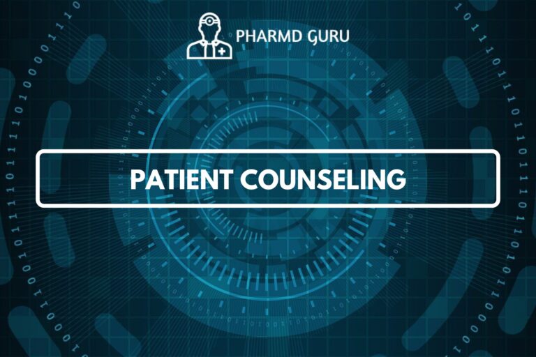 PATIENT COUNSELING