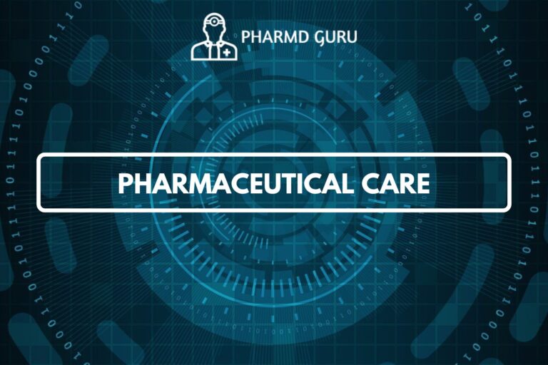 PHARMACEUTICAL CARE