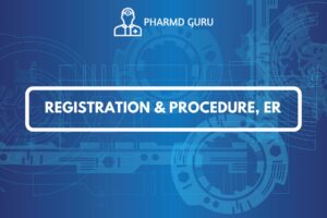 REGISTRATION AND PROCEDURE, ER (EDUCATION REGULATIONS)