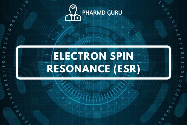 ELECTRON SPIN RESONANCE (ESR)