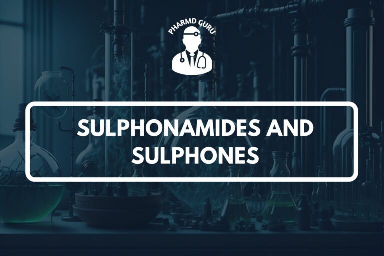 SULPHONAMIDES AND SULPHONES