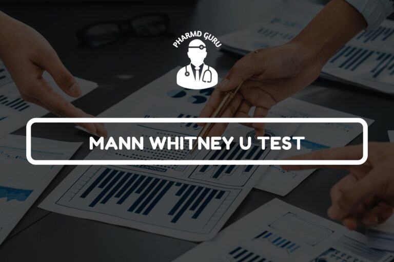 MANN WHITNEY U TEST